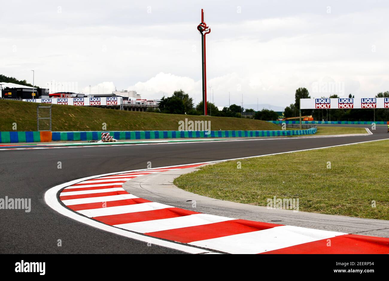 Pista di illustrazione, pista, durante la Formula 1 Aramco Magyar Nagydij 2020, Gran Premio d'Ungheria dal 17 al 19 luglio 2020 sull'Hungaroring, a Budapest, Ungheria - Foto DPPI Foto Stock