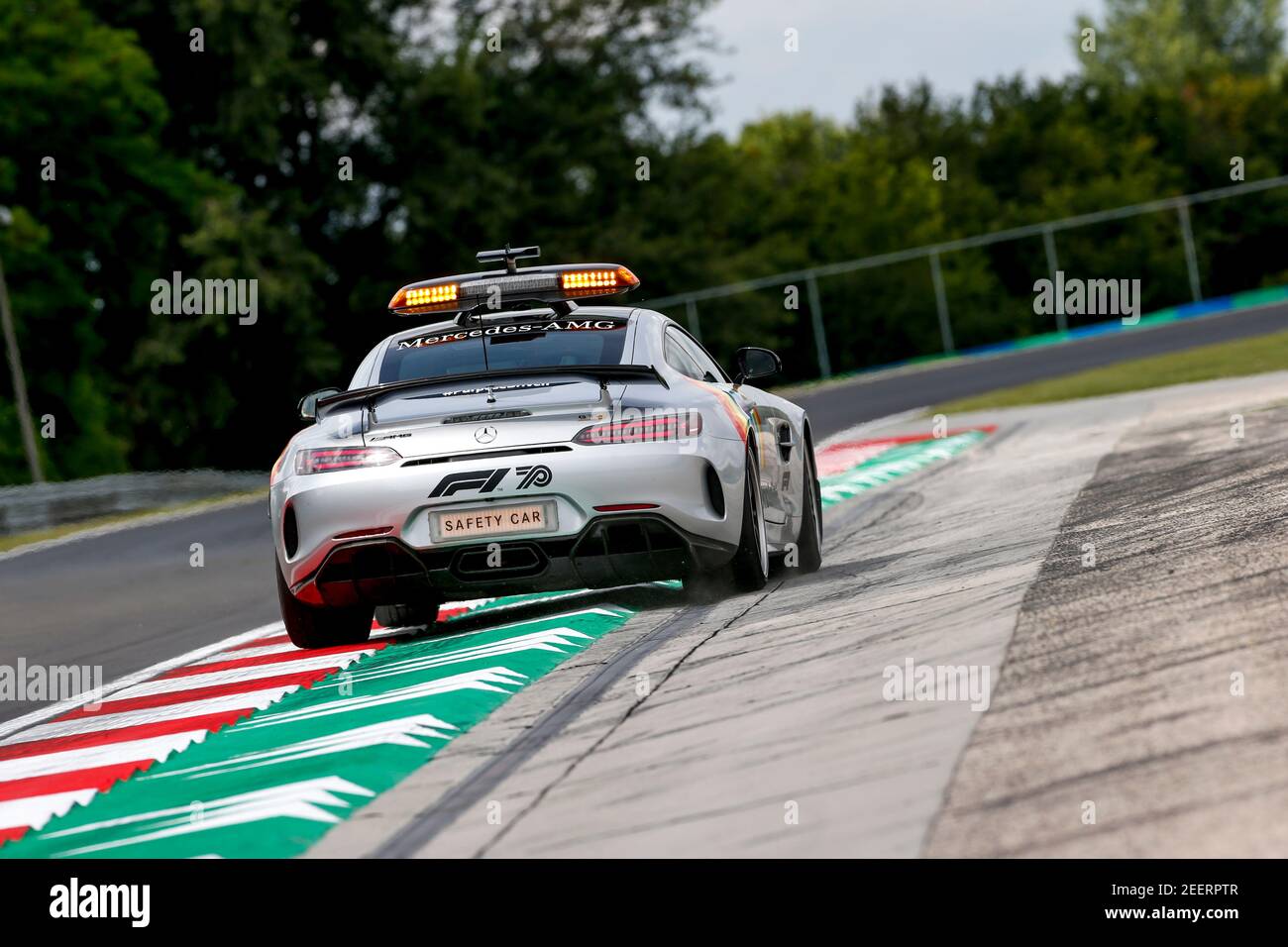 safety car, durante la Formula 1 Aramco Magyar Nagydij 2020, Gran Premio d'Ungheria dal 17 al 19 luglio 2020 sull'Hungaroring, a Budapest, Ungheria - Foto DPPI Foto Stock