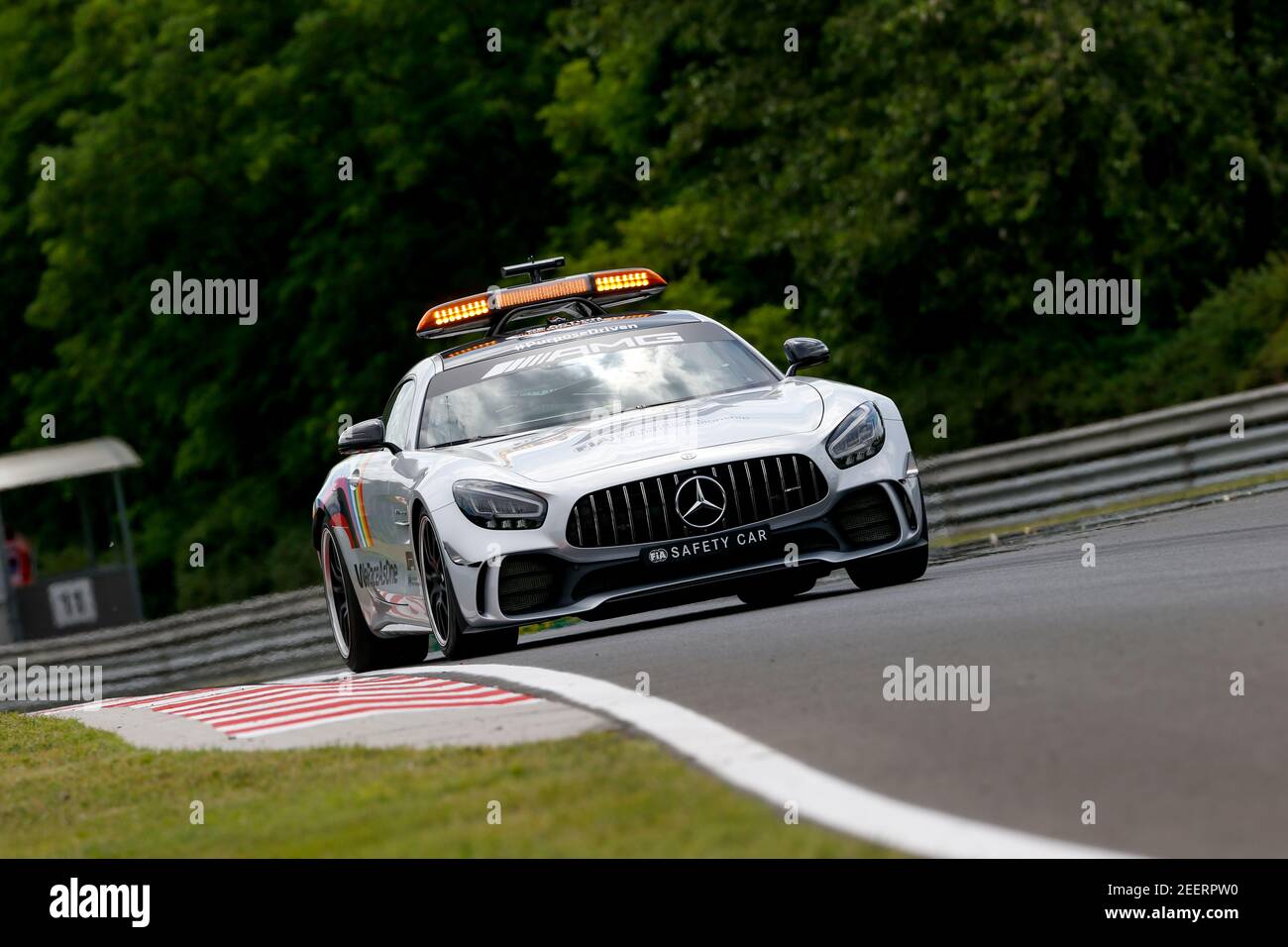safety car, durante la Formula 1 Aramco Magyar Nagydij 2020, Gran Premio d'Ungheria dal 17 al 19 luglio 2020 sull'Hungaroring, a Budapest, Ungheria - Foto DPPI Foto Stock