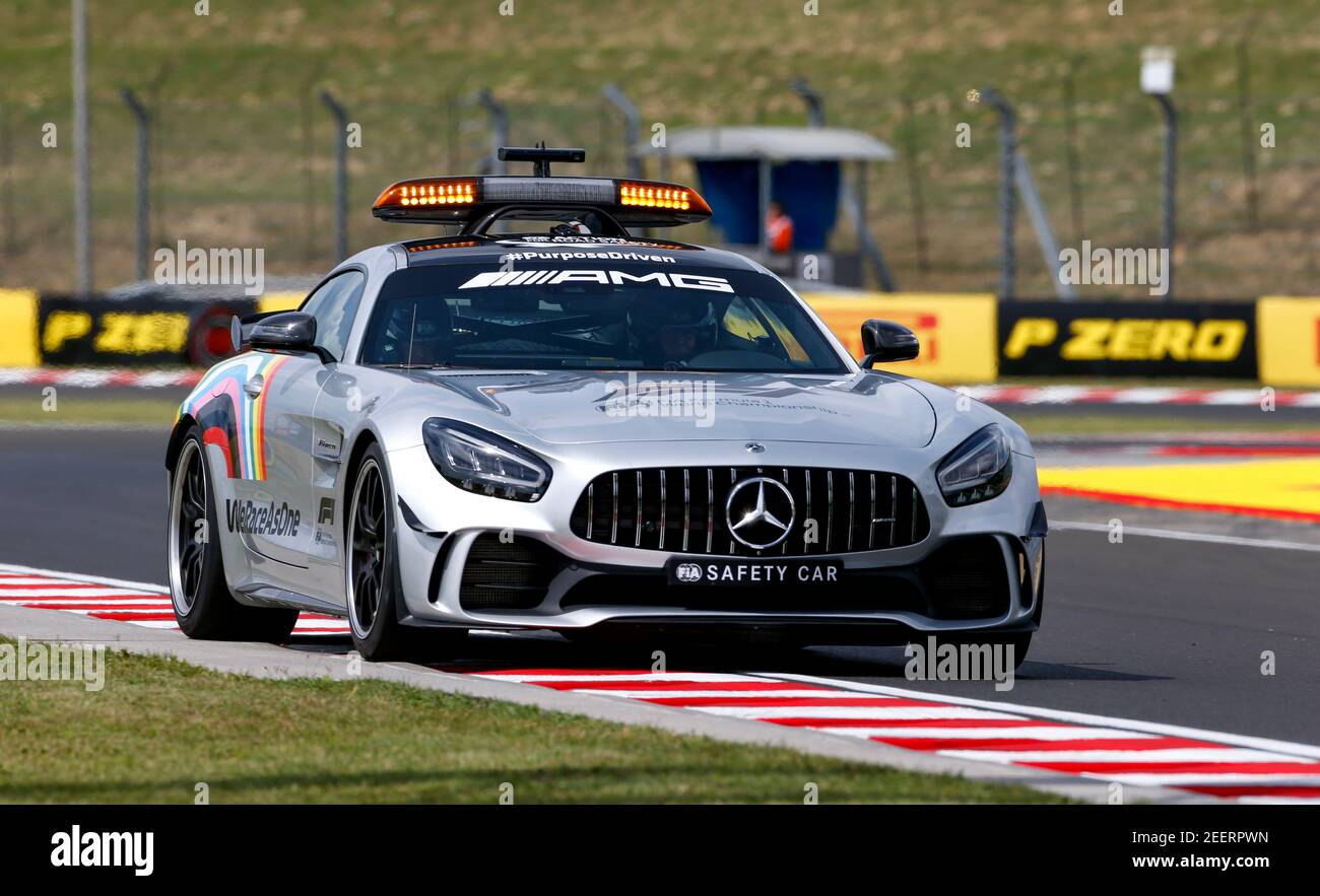 safety car, durante la Formula 1 Aramco Magyar Nagydij 2020, Gran Premio d'Ungheria dal 17 al 19 luglio 2020 sull'Hungaroring, a Budapest, Ungheria - Foto DPPI Foto Stock