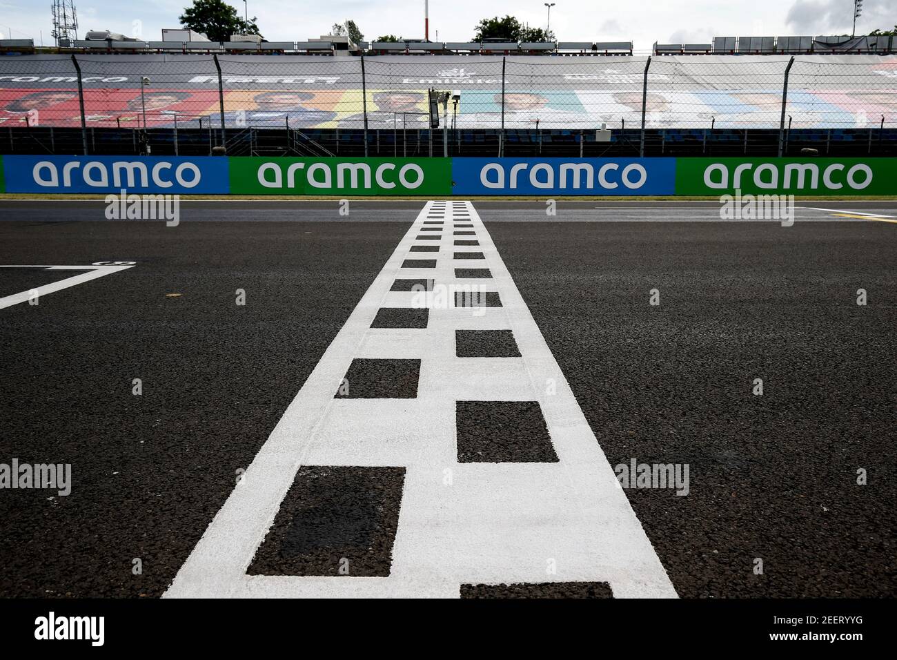 Illustrazione durante la Formula 1 Aramco Magyar Nagydij 2020, Gran Premio d'Ungheria dal 17 al 19 luglio 2020 sull'Hungaroring, a Budapest, Ungheria - Foto DPPI Foto Stock