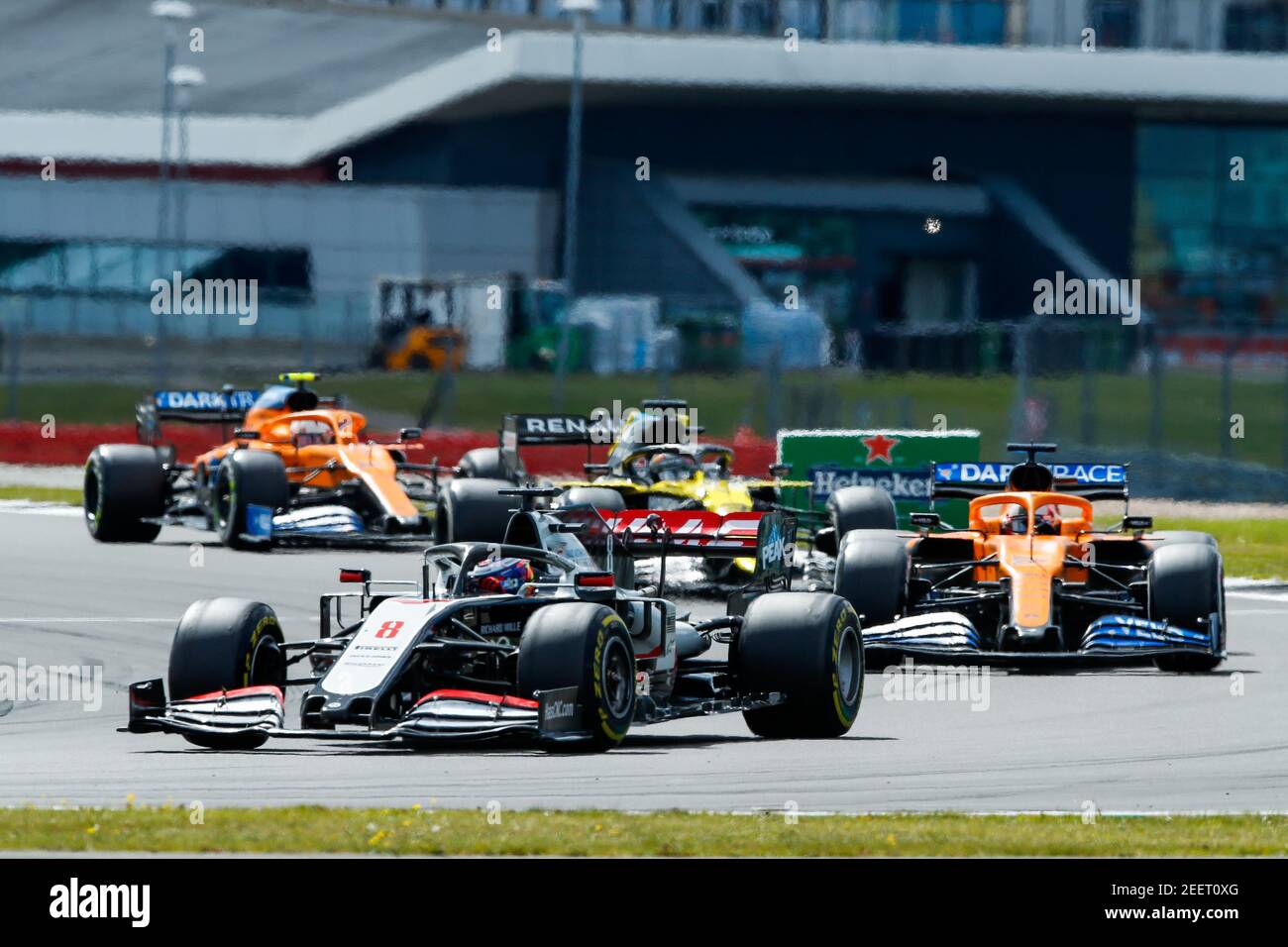 In occasione del Gran Premio britannico Pirelli di Formula 1 2020, dal 31 luglio al 02 agosto 2020 sul circuito di Silverstone, a Silverstone, Regno Unito - Foto Xavi Bonilla/DPPI Foto Stock