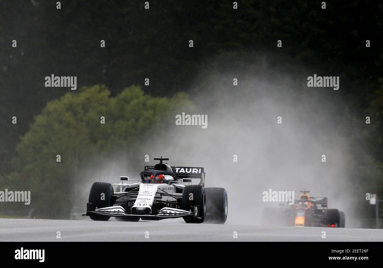 26 KVYAT Daniil (rus), Scuderia AlphaTauri Honda AT01, azione durante la Formula 1 Pirelli Grosser Preis der Steiermark 2020, Gran Premio di Stiria dal 10 al 12 luglio 2020 sul Red Bull Ring, a Spielberg, Austria - Foto DPPI Foto Stock