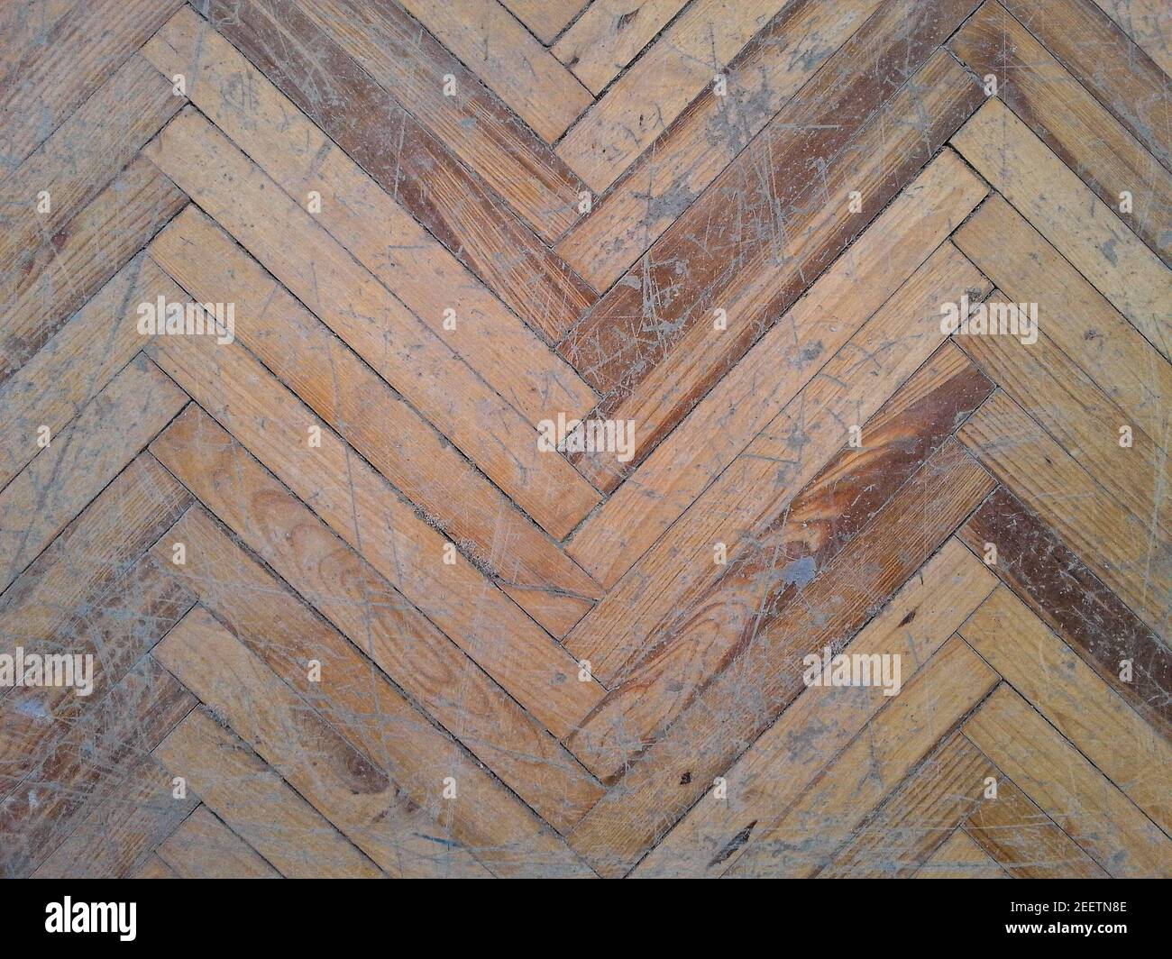 Antico parquet vintage shabby parquet sfondo Foto Stock