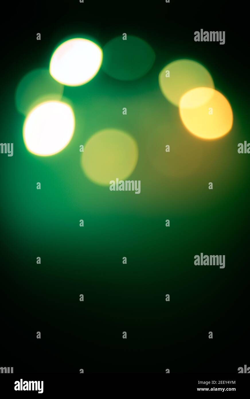 bokeh naturale sfocato scientifico sfondo verde Foto Stock