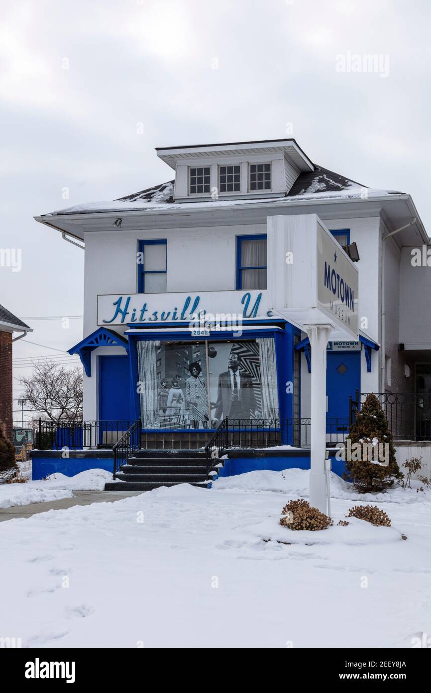 Hitsville, Stati Uniti, Motown, Detroit, Michigan, USA, di James D Coppinger/Dembinsky Photo Assoc Foto Stock