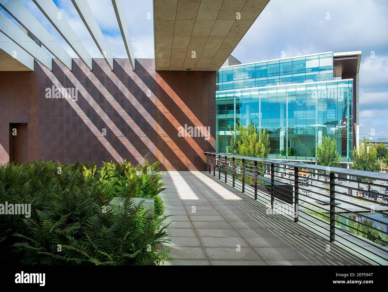 Edificio della Bill and Malinda Gates Foundation a Seattle, Washington. Foto Stock