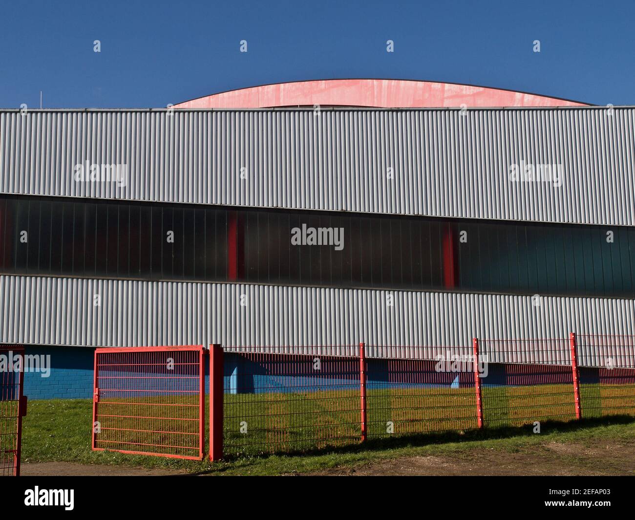 Sala ciclabile o arena per eventi sportivi a Buettgen in Germania Foto Stock