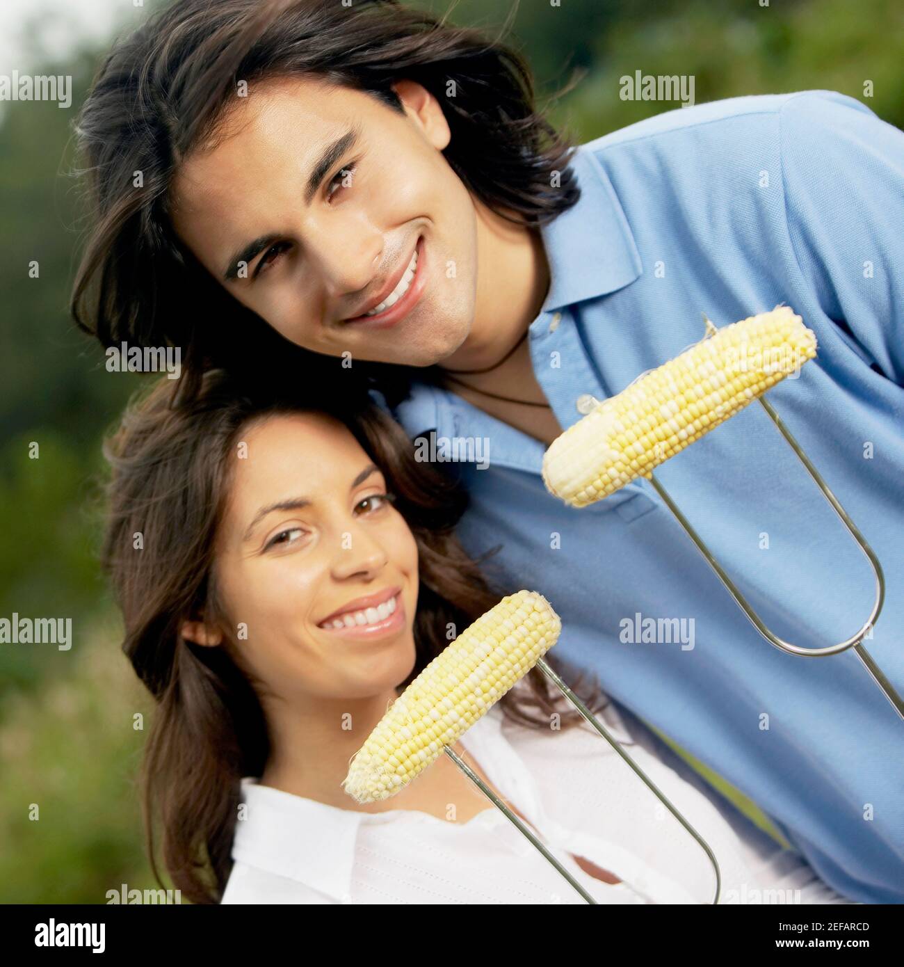 Ritratto di una coppia matura sorridente Foto Stock