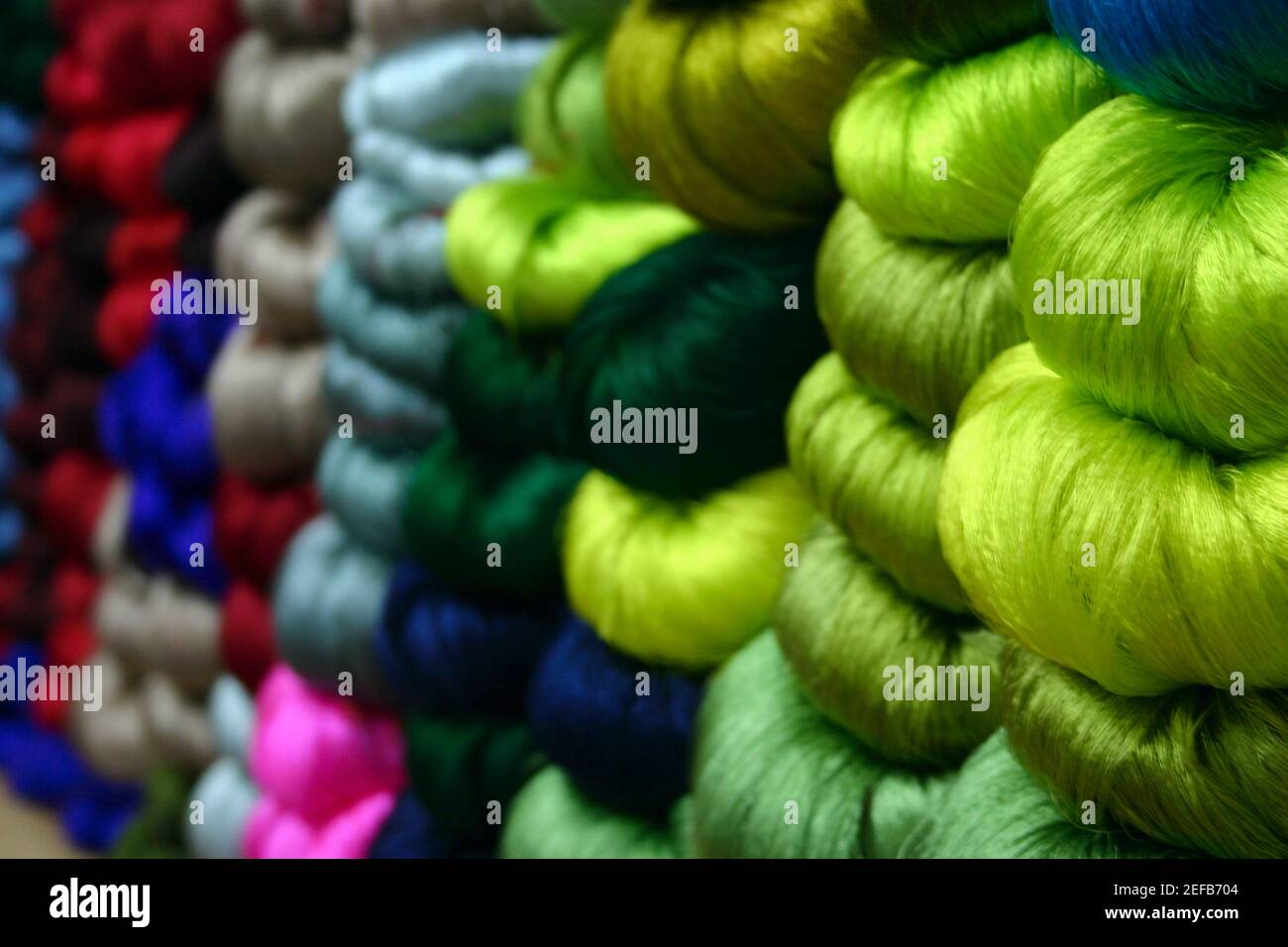 Grande gruppo di palle di lana, Vientiane, Laos Foto Stock