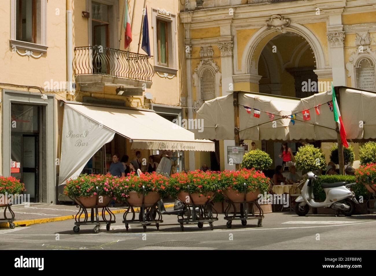 Arco di una chiesa, Chiesa barocca del Carmine, Piazza tasso, Sorrento, Provincia di Napoli, Campania, Italia Foto Stock