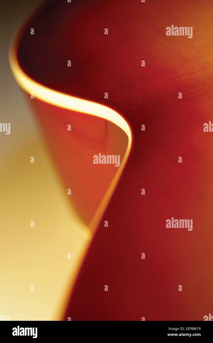 Primo piano del retro della chitarra Foto Stock