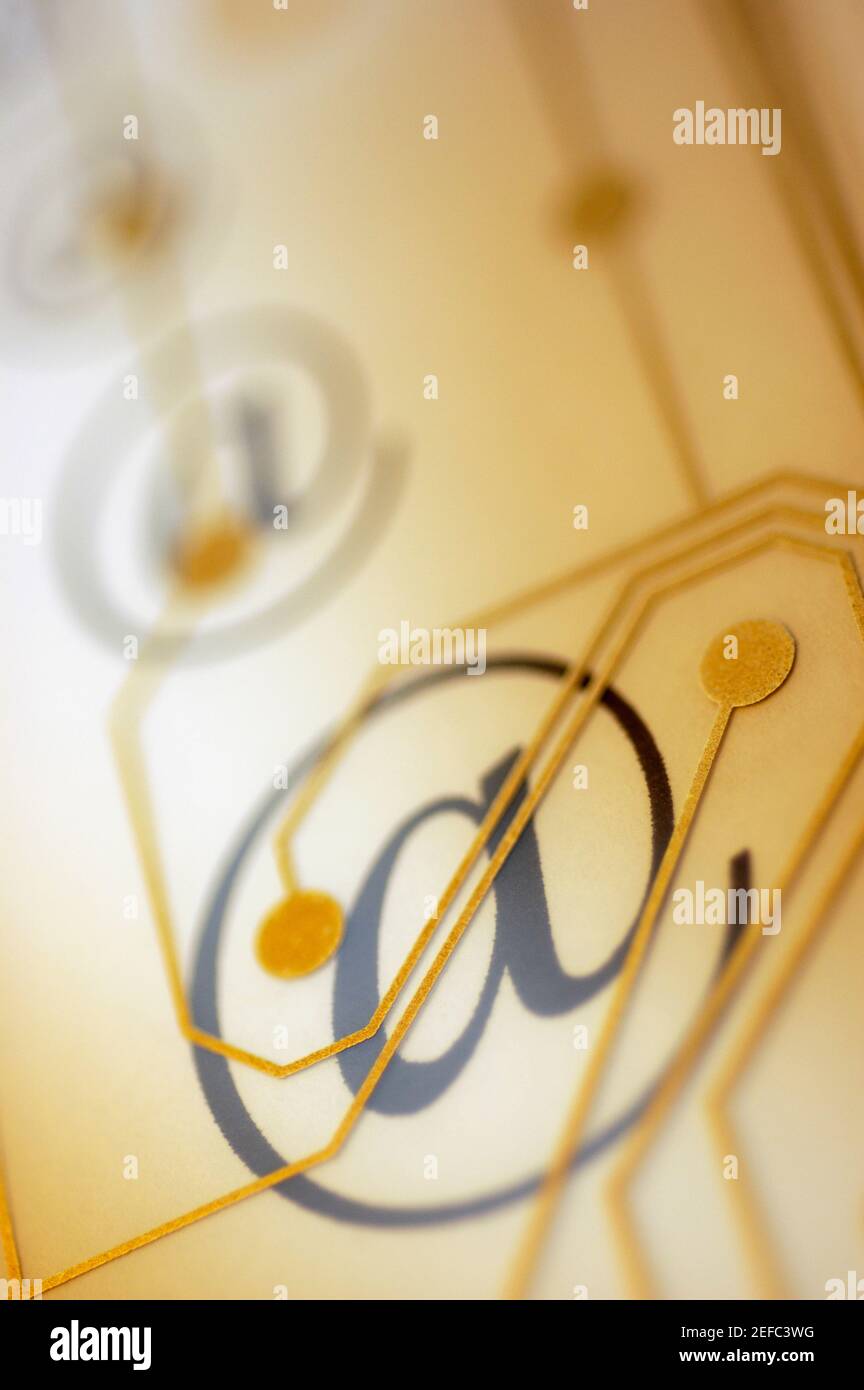 Primo piano dei simboli Å½atÅ½ Foto Stock