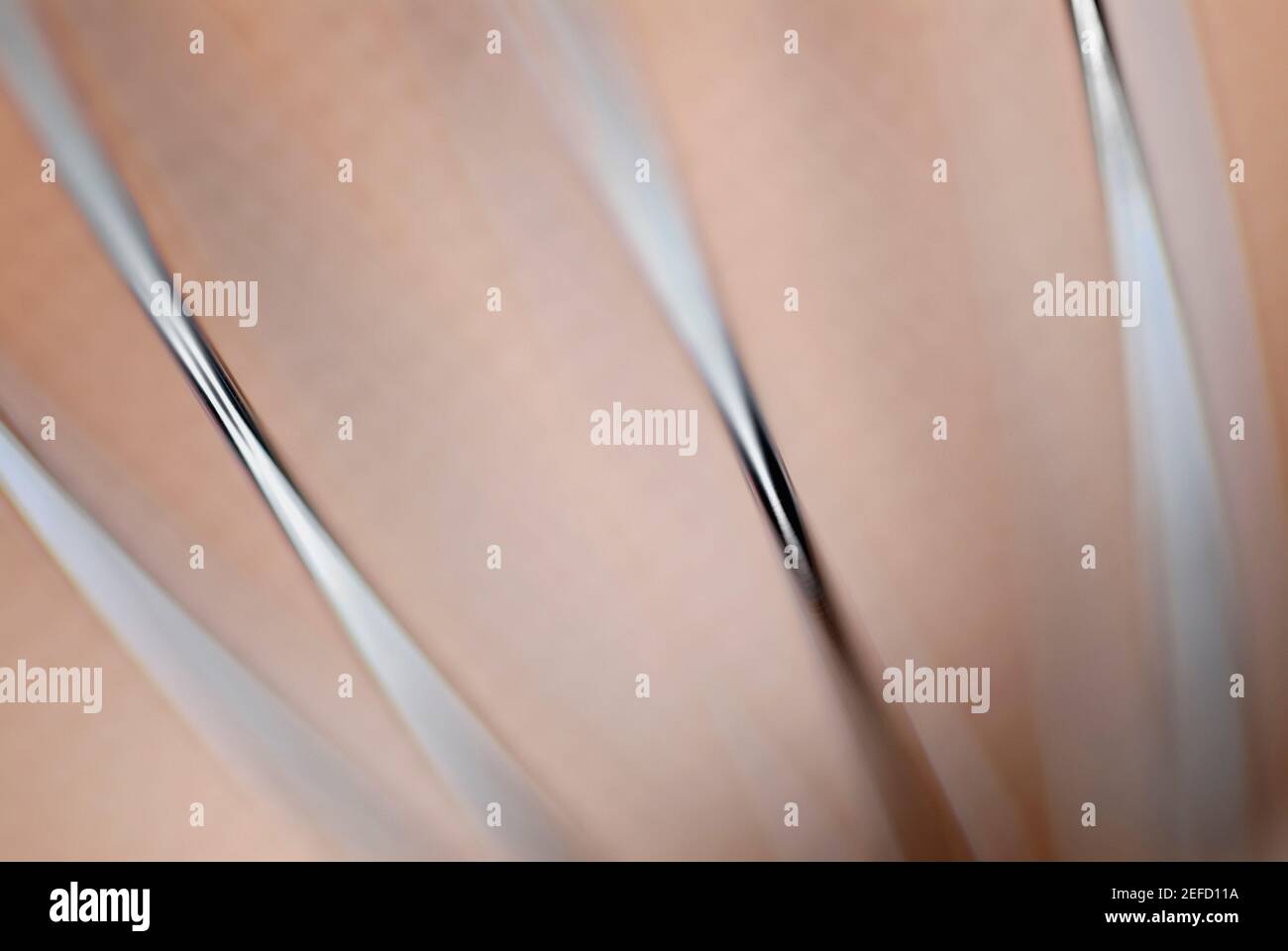 Primo piano di oggetti metallici Foto Stock