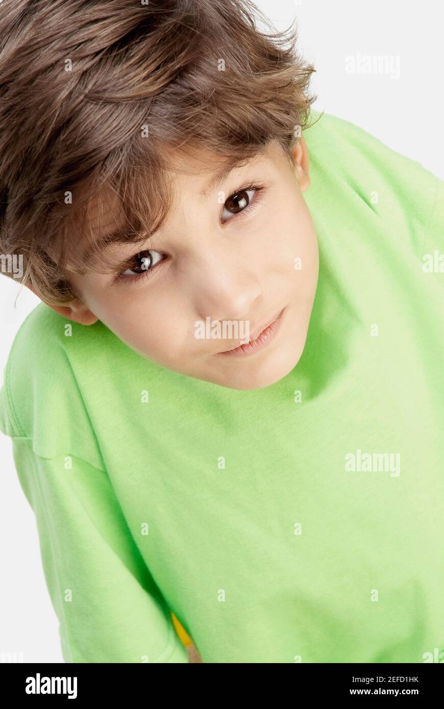 Ritratto di un ragazzo che sorride Foto Stock