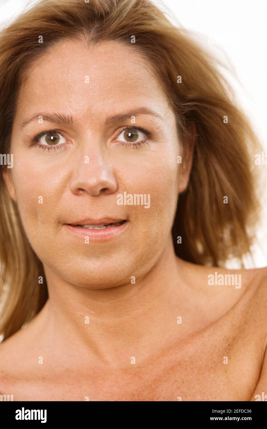 Ritratto di una donna matura Foto Stock
