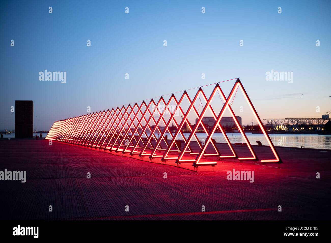 The Wave in Piazza Ofelia a Copenhagen Foto Stock