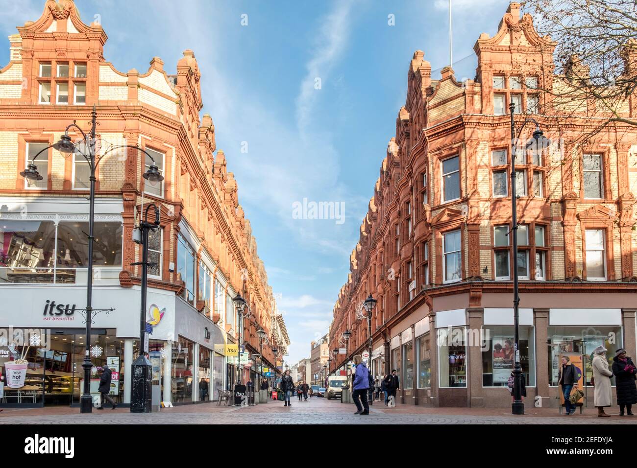 Reading Town Center, Reading, Berkshire, Inghilterra, GB, REGNO UNITO Foto Stock