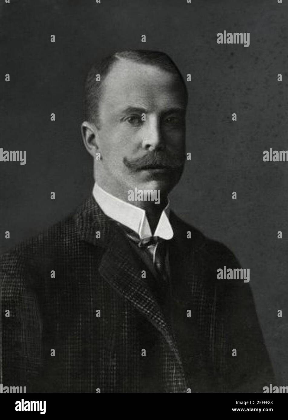 Octaaf van Nispen tot Sevenaer 1912. Foto Stock