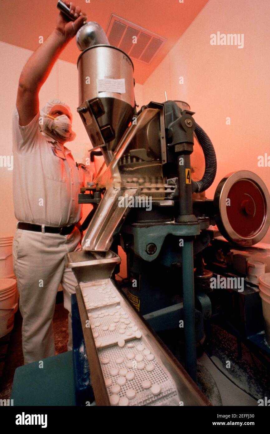 Stabilimento di produzione di farmaci in Malesia Foto Stock