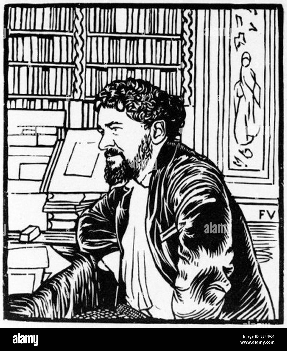 Ottava Uzanne di Vellotton. Foto Stock