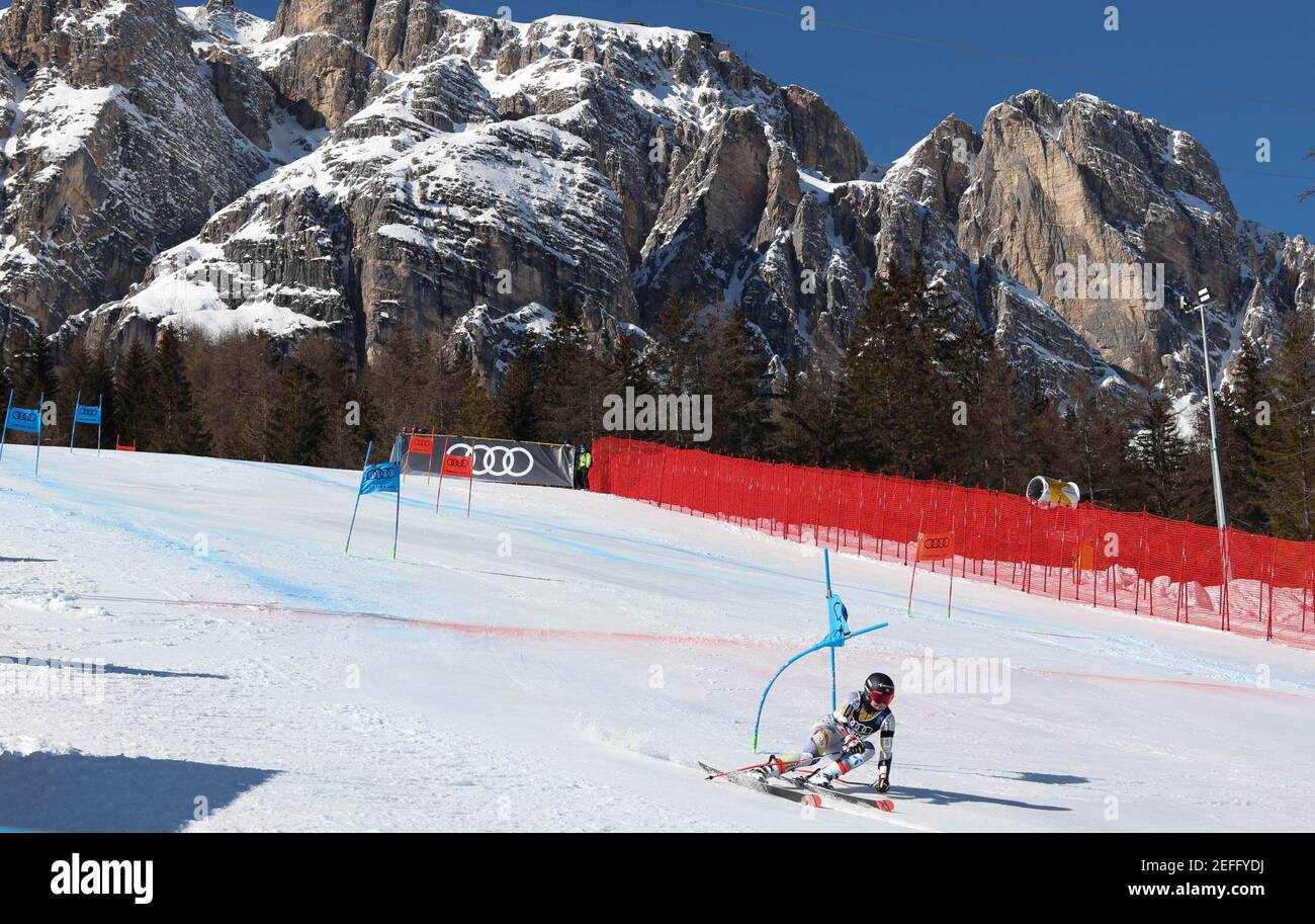 Cortina, Italia. 17 Feb 2021. Germania Bronz Medaglia durante i Campionati mondiali DI SCI alpino 2021 FIS - Alpine Team Parallel, gara di sci alpino a Cortina d'Ampezzo (BL), Italia, Febbraio 17 2021 Credit: Independent Photo Agency Srl/Alamy Live News Foto Stock