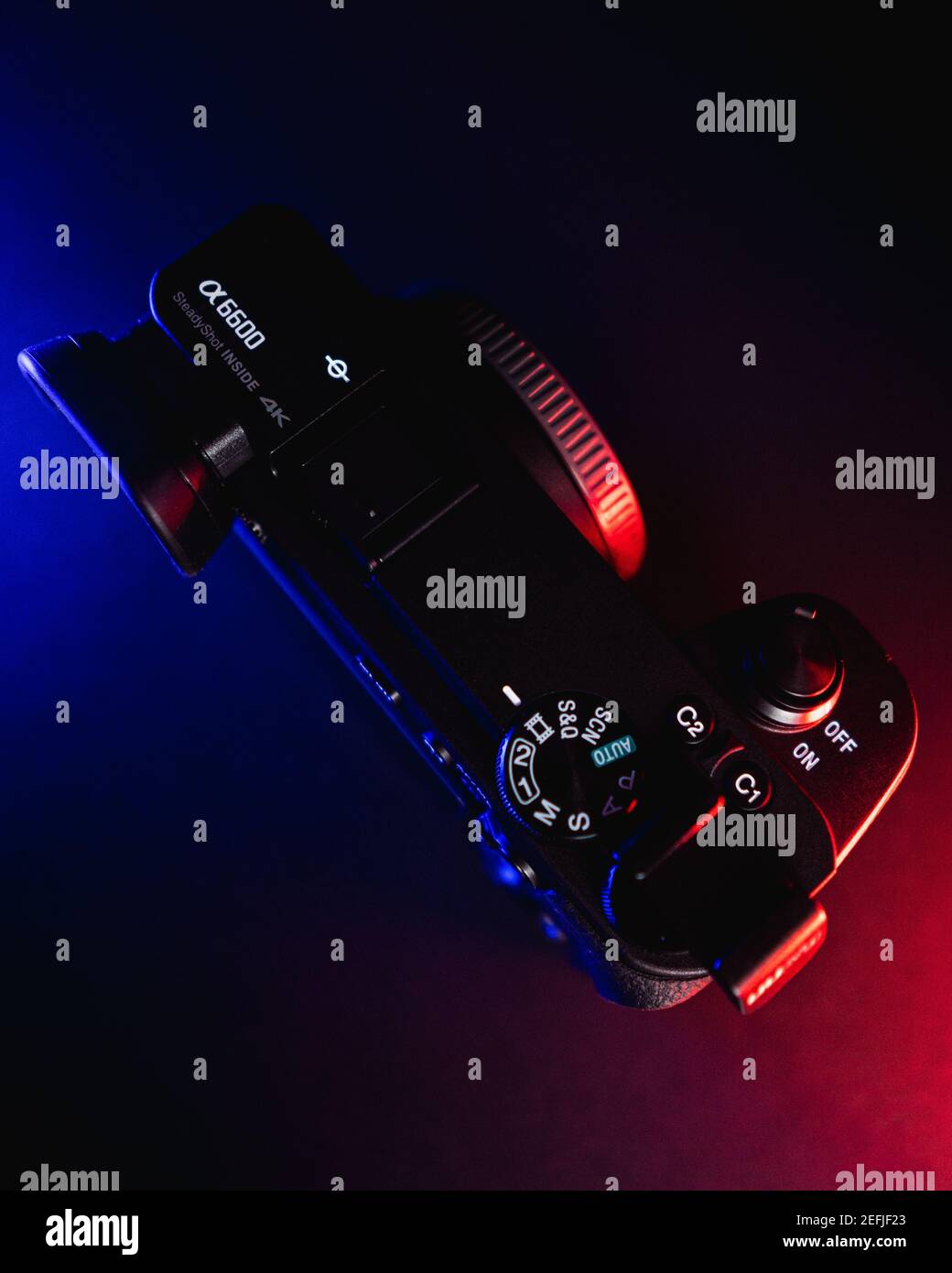 Nuovissimo Body Top shot A6600 di Sony. Foto Stock