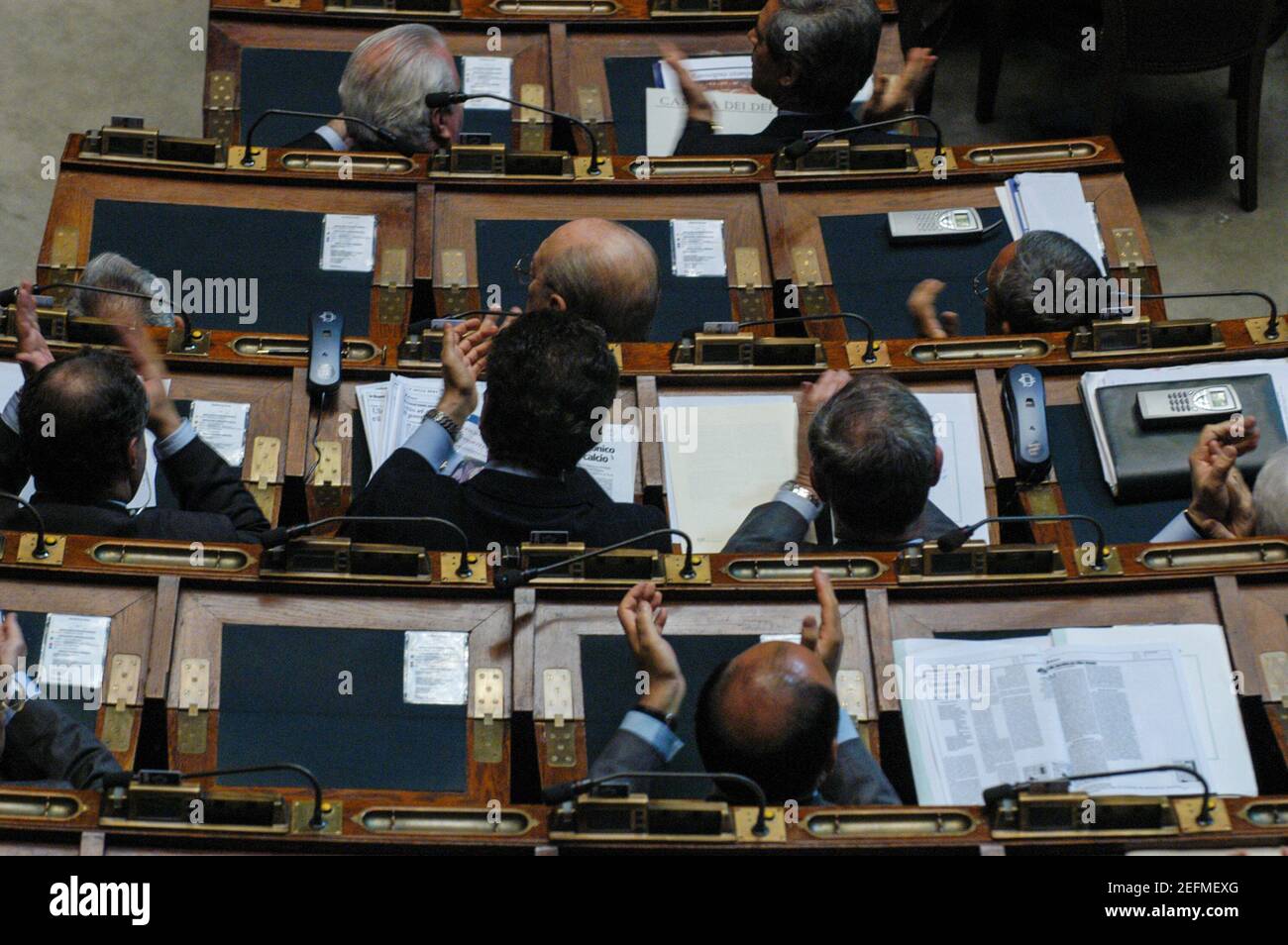 Roma, Italia 20/05/2004: Camera dei deputati italiana. ©Andrea Sabbadini Foto Stock