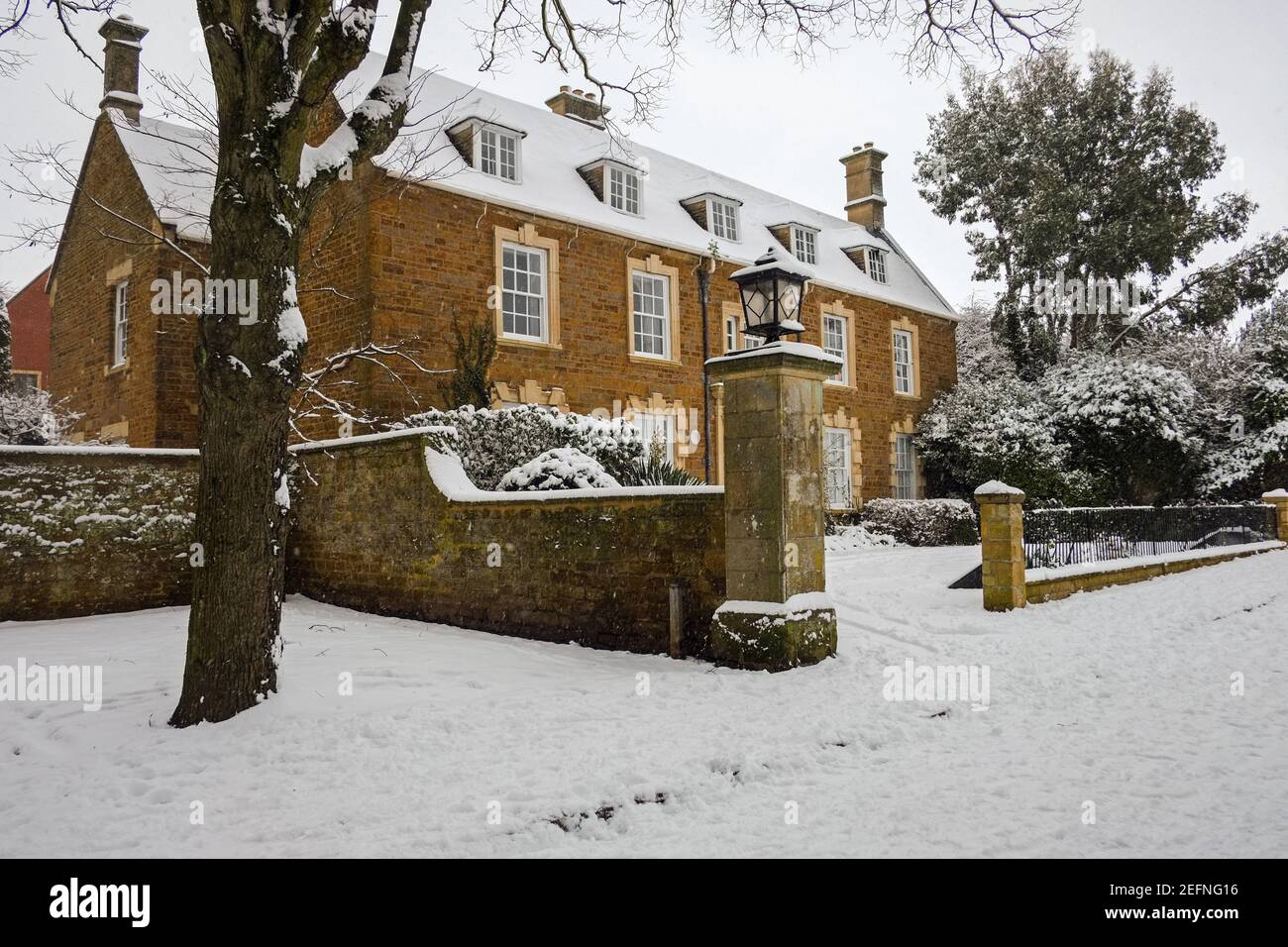 The Manor House a Rothwell Northamptonshire Regno Unito. Foto Stock
