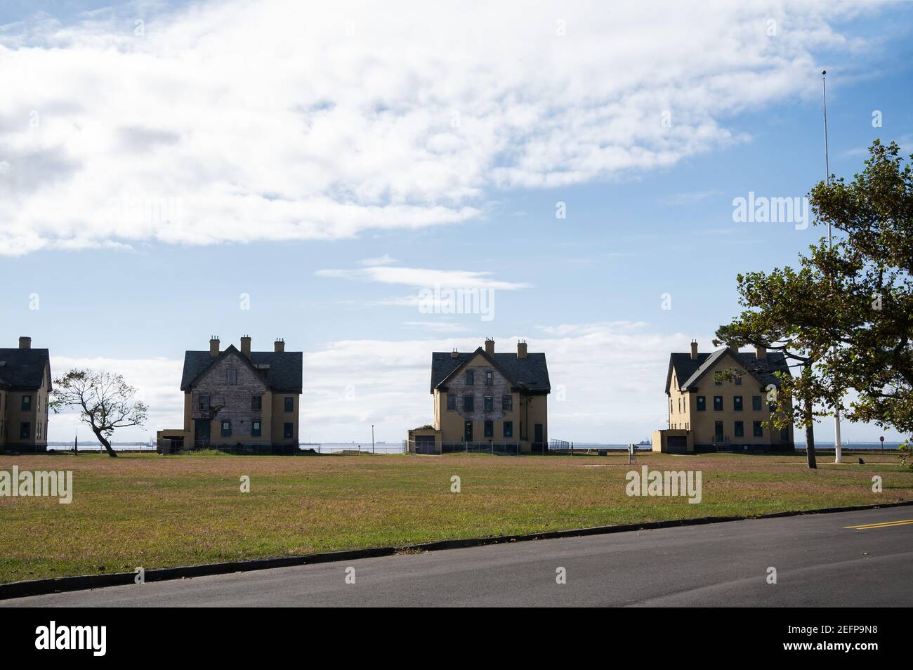 Sandy Hook vecchia base militare. Foto Stock Sandy Hook vecchia base militare. Foto Stock