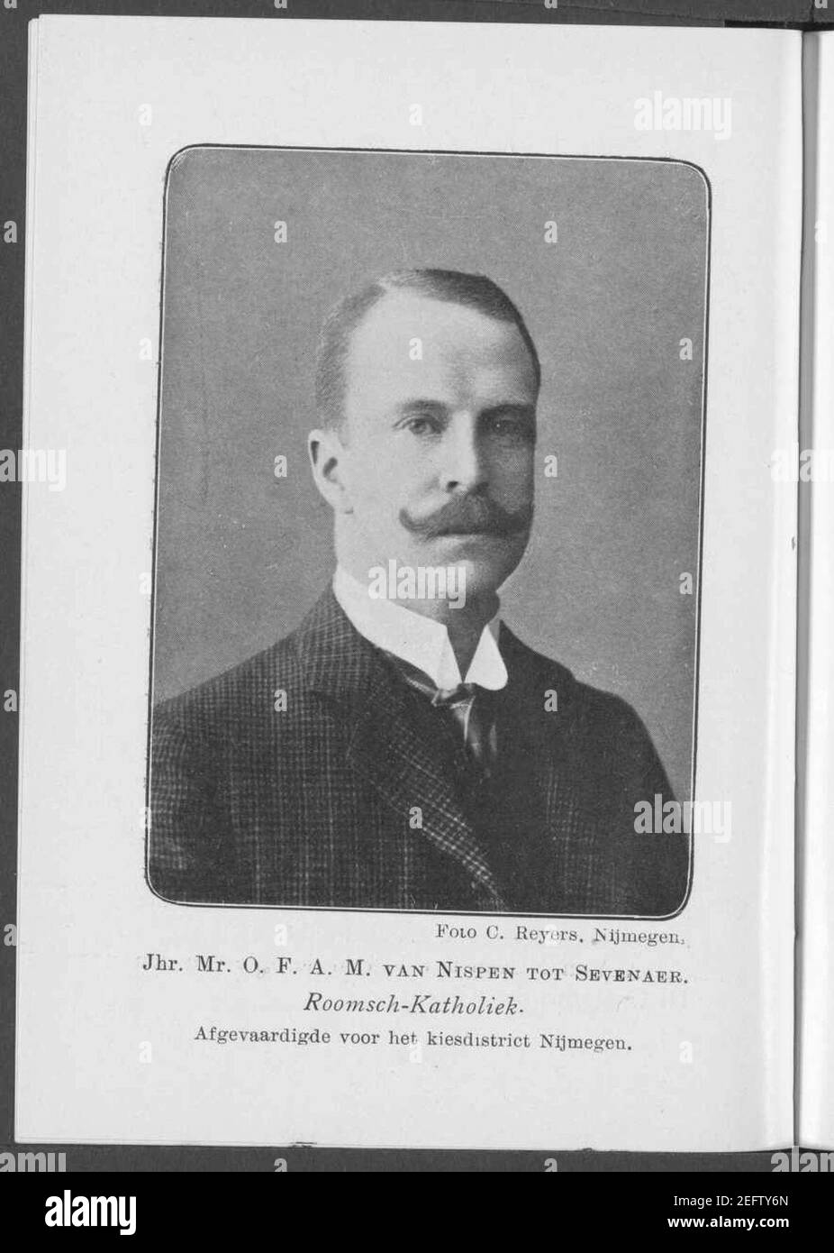 Onze afgevaardigden (1913) - Octaaf van Nispen tot Sevenaer. Foto Stock