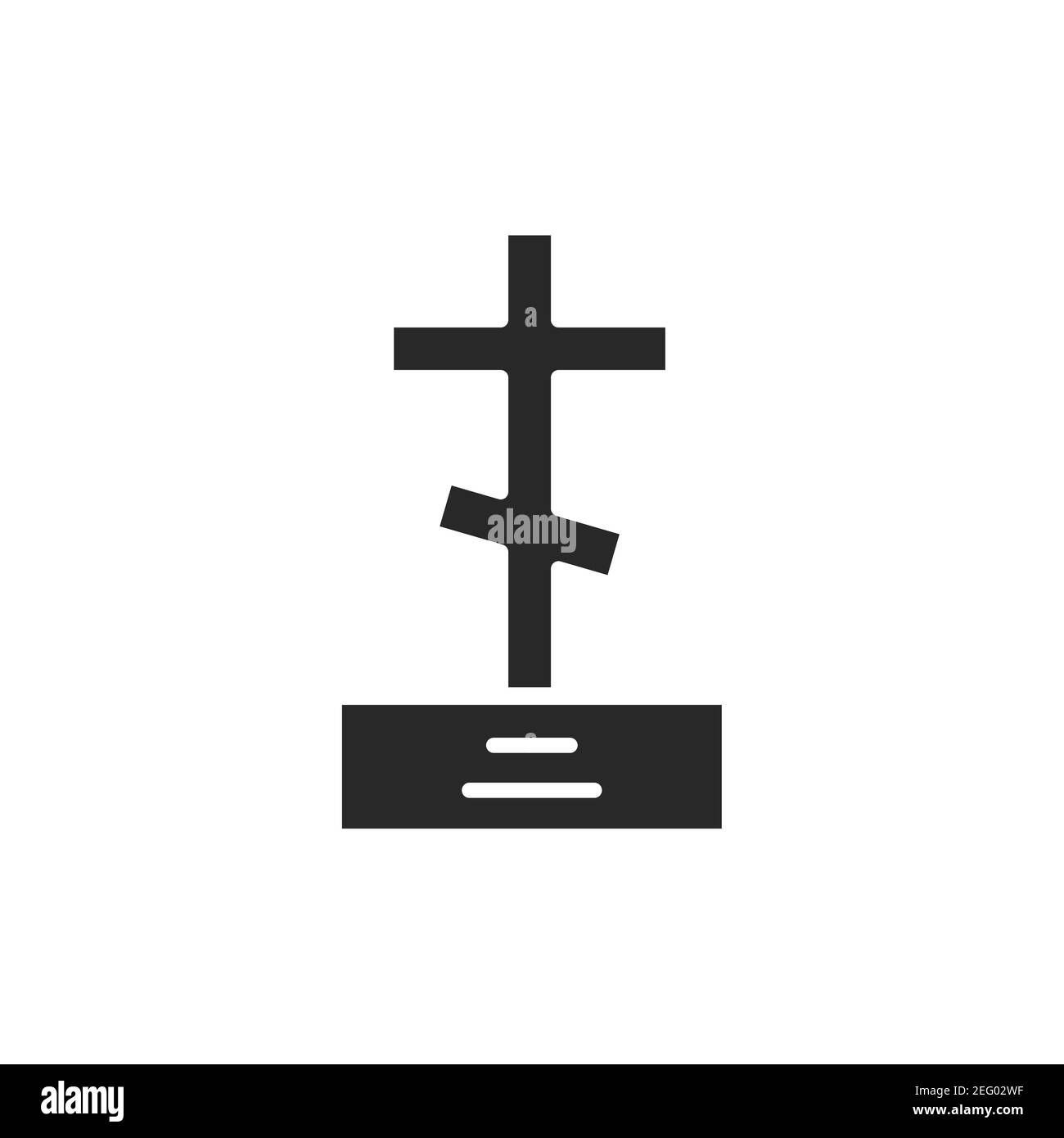 Icona della linea di colore incrociato per la rimozione definitiva. Elemento vettoriale isolato. Pittogramma per pagina web, app mobile, promo Illustrazione Vettoriale