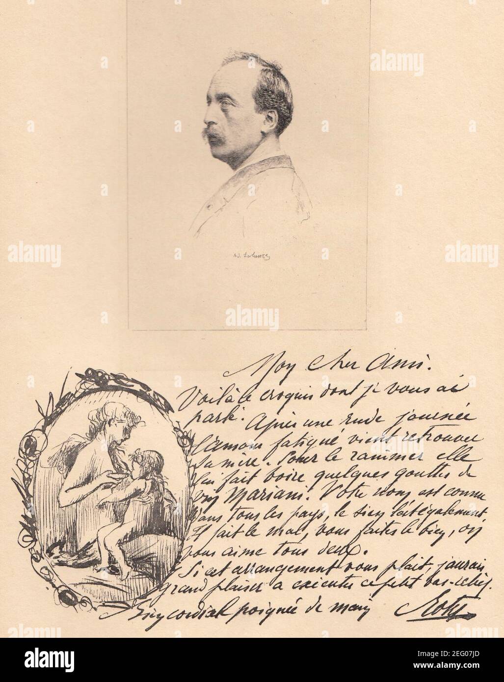 Oscar Roty. Foto Stock