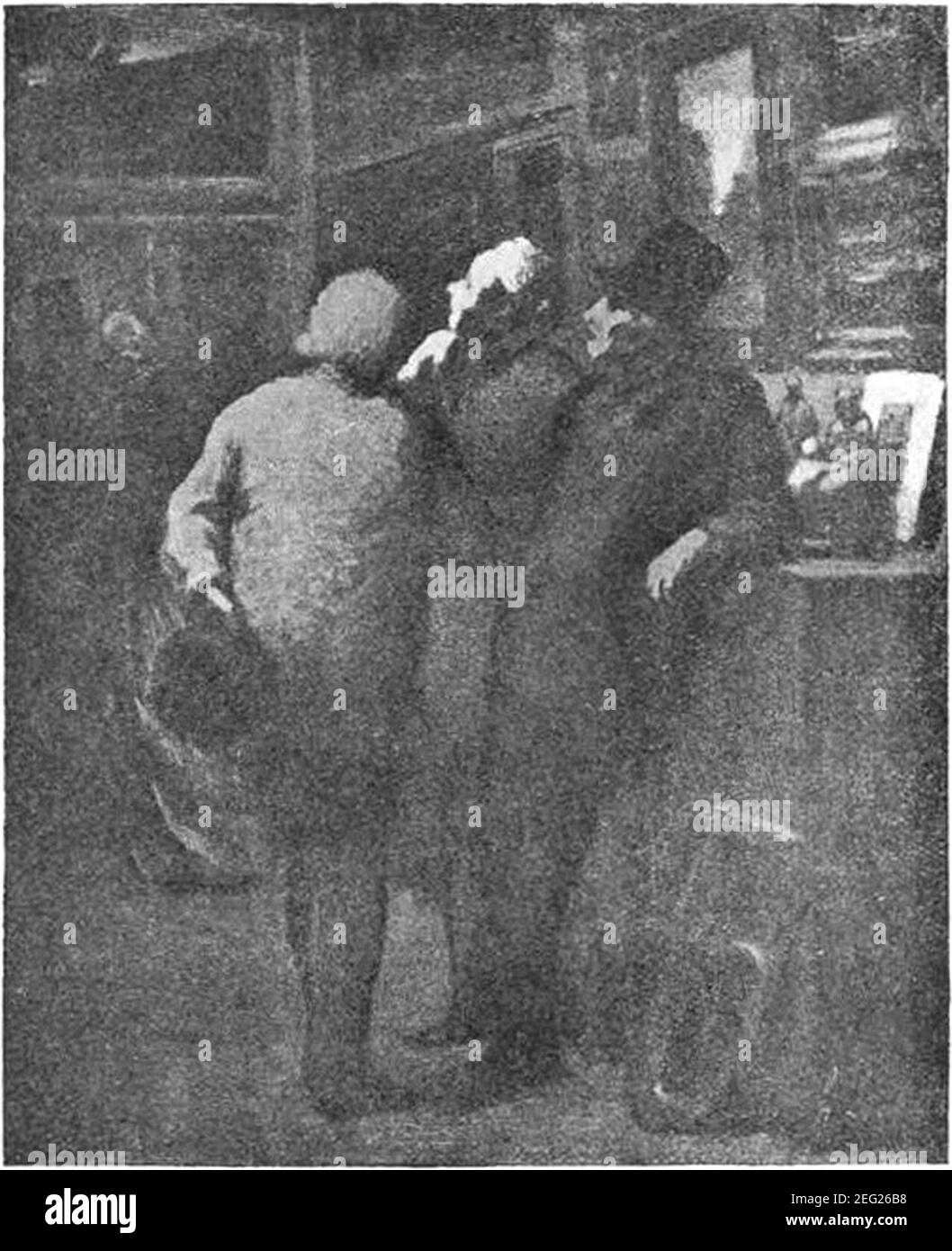 Oude Kunst vol 004 no 001 p 019 Les Amateurs di Honoré Daumier. Foto Stock