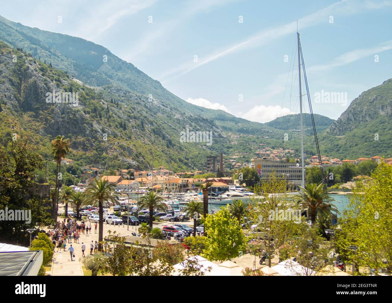 Kator Котор Kotor è una città costiera del Montenegro. Golfo di Cattaro. Foto Phil Wilkinson / Alamy Foto Stock