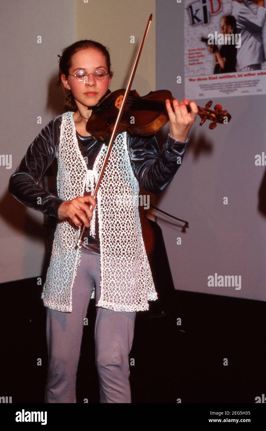 Sophie Moser bei der Premiere des Film 'Jimmy the Kid' im Cinedom in Köln, Deutschland 1999. Foto Stock