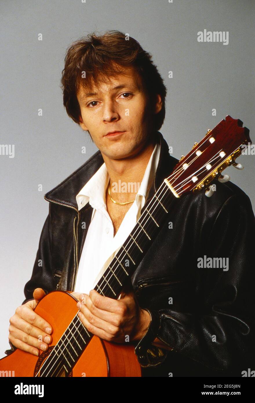 Jan Hengmith, deutscher Gitarrist, Deutschland um 1994. Foto Stock