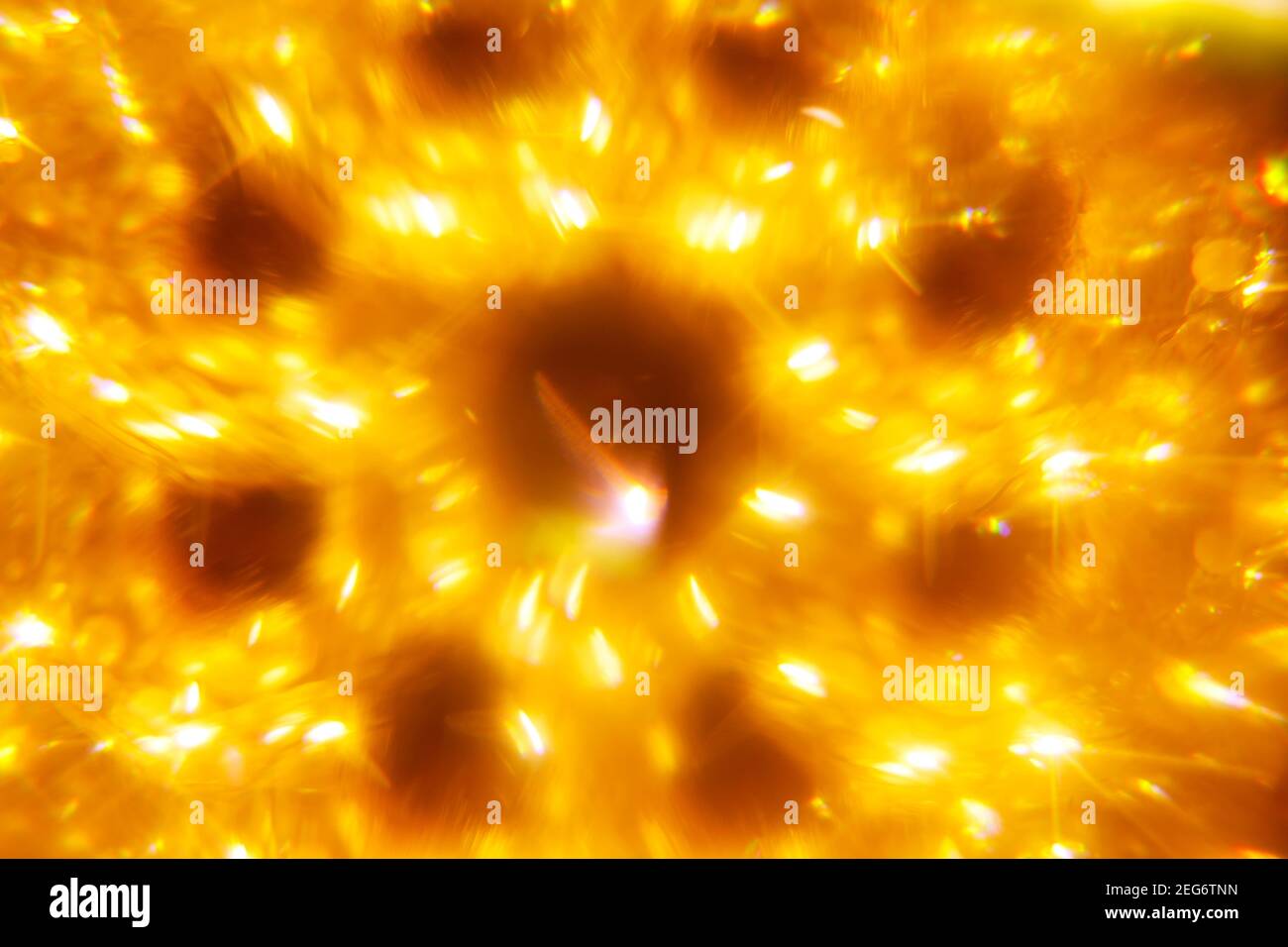 Sfondo astratto con luci sfocate e bokeh Foto Stock