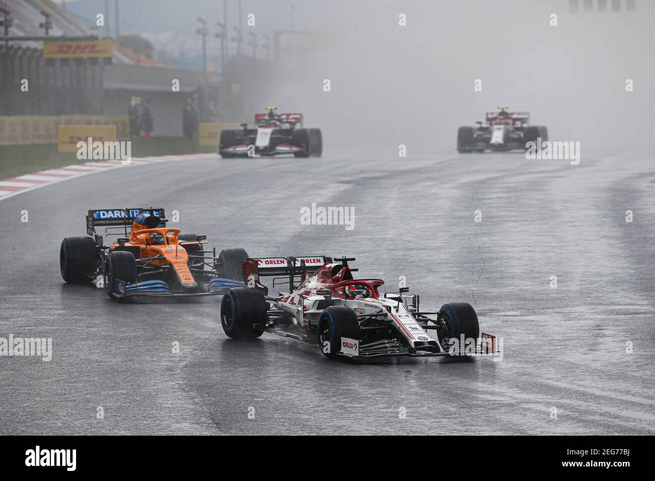 Durante il Gran Premio Turco di Formula 1 DHL 2020, dal 13 al 15 novembre 2020 sull'Intercity Istanbul Park, a Tuzla, vicino Istanbul, Turchia - Foto Antonin Vincent / DPPI Foto Stock