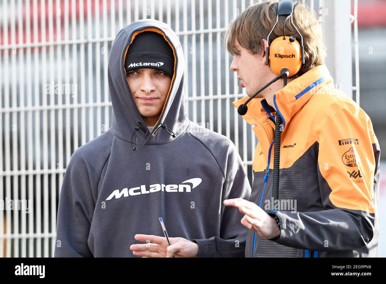 Durante la seconda sessione della Formula 1 Prestagione test 2020 dal 26 al 28 febbraio 2020 sul circuito di Barcellona-Catalunya, a Montmelo, Barcellona, Spagna - Foto Eric Vargiolu/DPPI Foto Stock