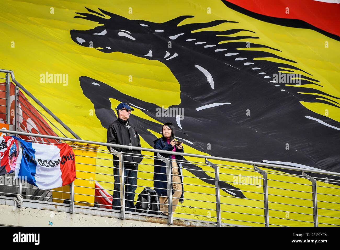 FERRARI TEAM 1 Test pre-stagione 2020 dal 26 al 28 febbraio 2020 sul circuito di Barcellona-Catalunya, a Montmelo, Barcellona, Spagna - Foto Eric Vargiolu / DPPI Foto Stock