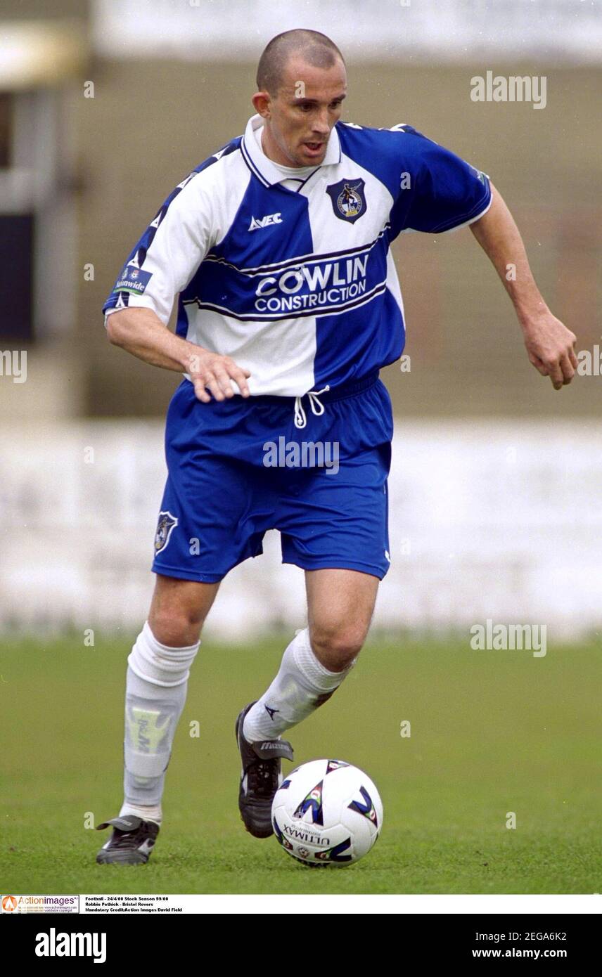 Calcio - 24/4/00 Stock Season 99/00 Robbie Pethick - Bristol Credito obbligatorio di Rovers:Action Images/David Field Foto Stock