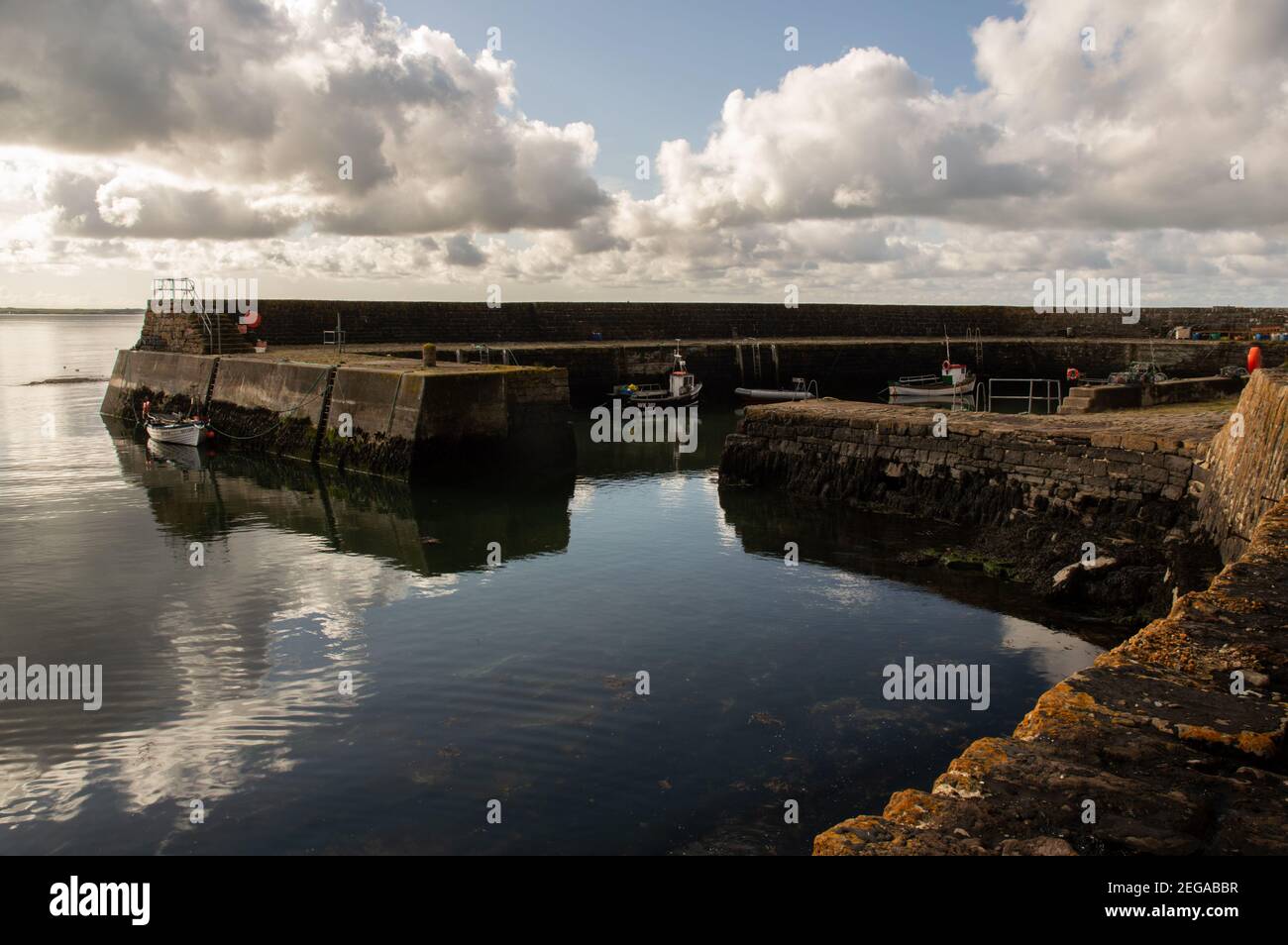 Keiss Harbour, Scozia nord-orientale, Regno Unito Foto Stock
