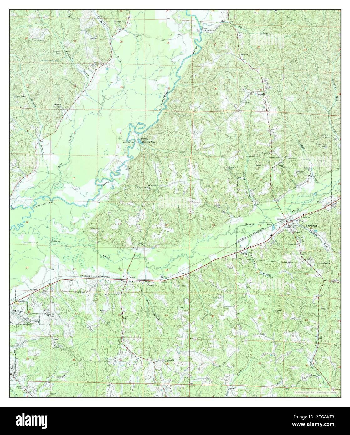 Beatrice alabama mappa immagini e fotografie stock ad alta risoluzione