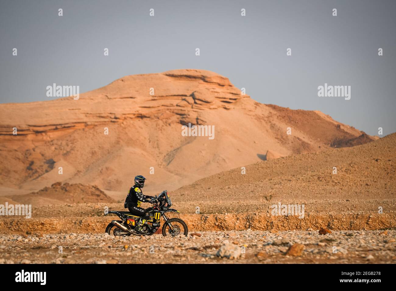 11 Svitko Stefan (svk), KTM, Slovnaft Rally Team, Moto, Bike, Azione durante la 5a tappa del Dakar 2021 tra Riyadh e Buraydah, in Arabia Saudita il 7 gennaio 2021 - Foto Antonin Vincent / DPPI Foto Stock