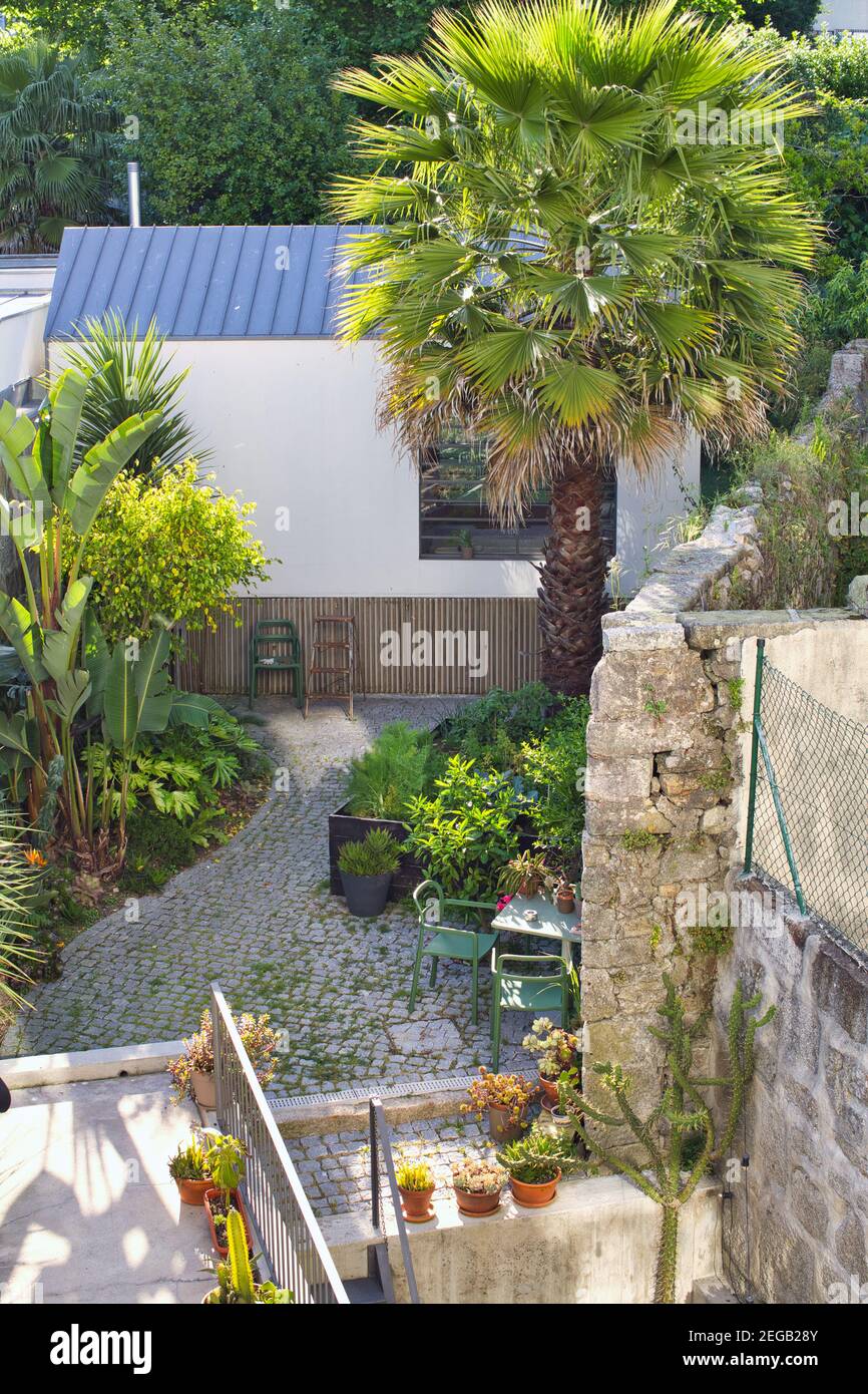 Christian Haas, designer industriale tedesco, vive e lavora a Porto. Foto Stock