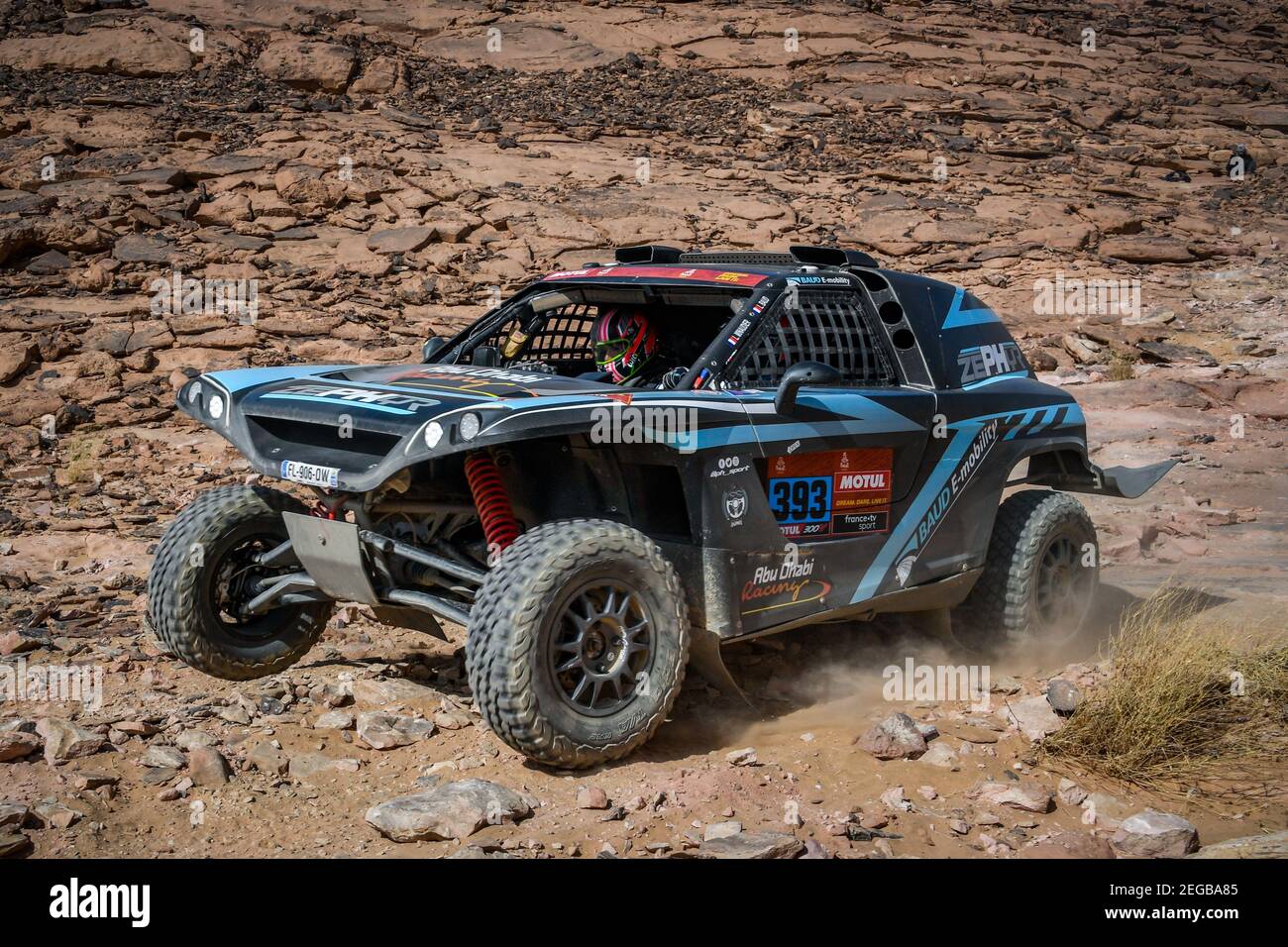 393 Baud Lionel (fra), Minaudier Loic (fra), , PH Sport, prototipo di veicoli leggeri - T3, azione durante la terza tappa della Dakar 2021 tra Wadi al Dawasir e Wadi al Dawasir, in Arabia Saudita il 5 gennaio 2021 - Foto Eric Vargiolu / DPPI Foto Stock