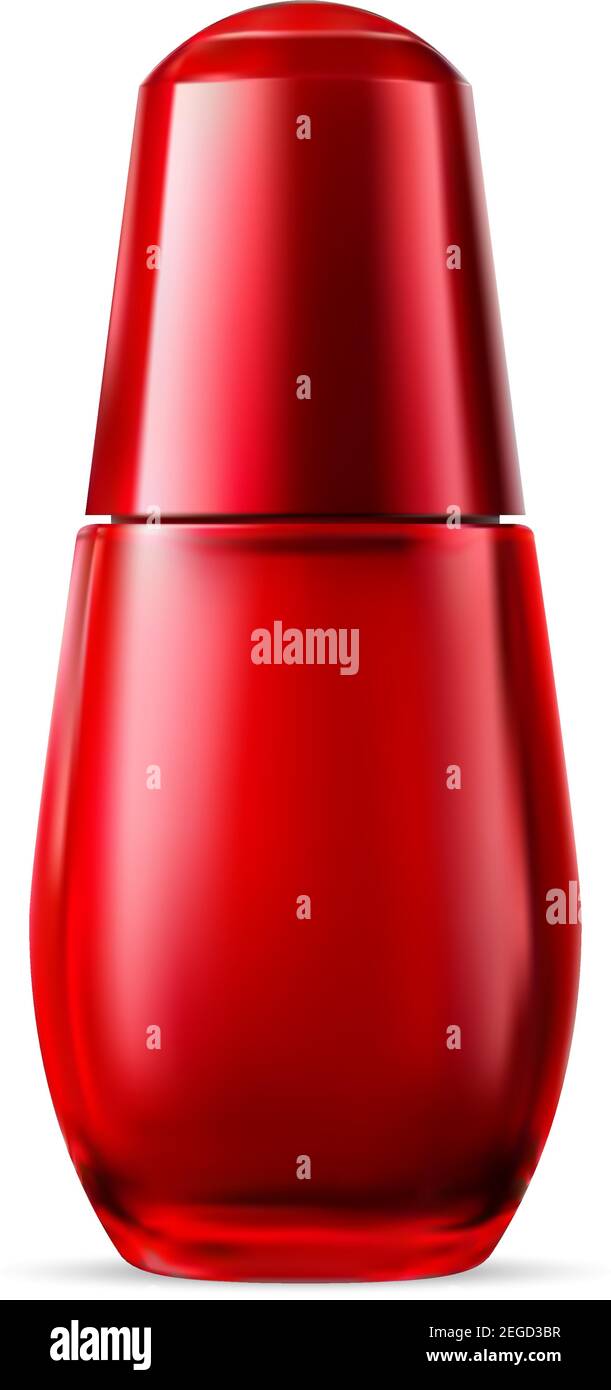 Oggetto bottiglia essenza. Concetto cosmetico di moda di lusso. Vaso spray profumato. Contenitore per il trattamento del siero Mockup. Design pacchetto prodotti per la cura della pelle. Lucida G Illustrazione Vettoriale