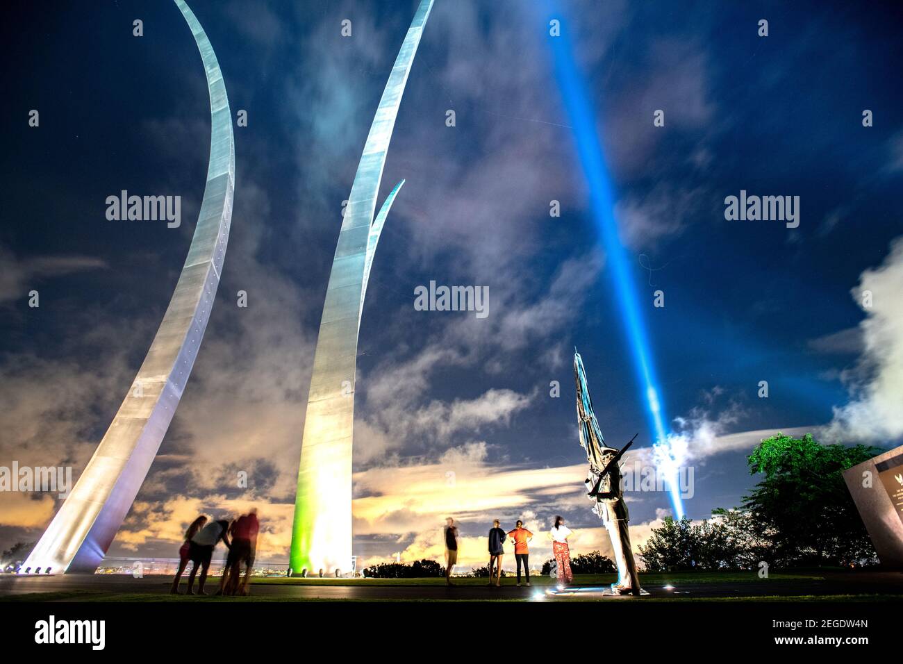 Il memoriale dell'aeronautica degli Stati Uniti, Washington DC Foto Stock
