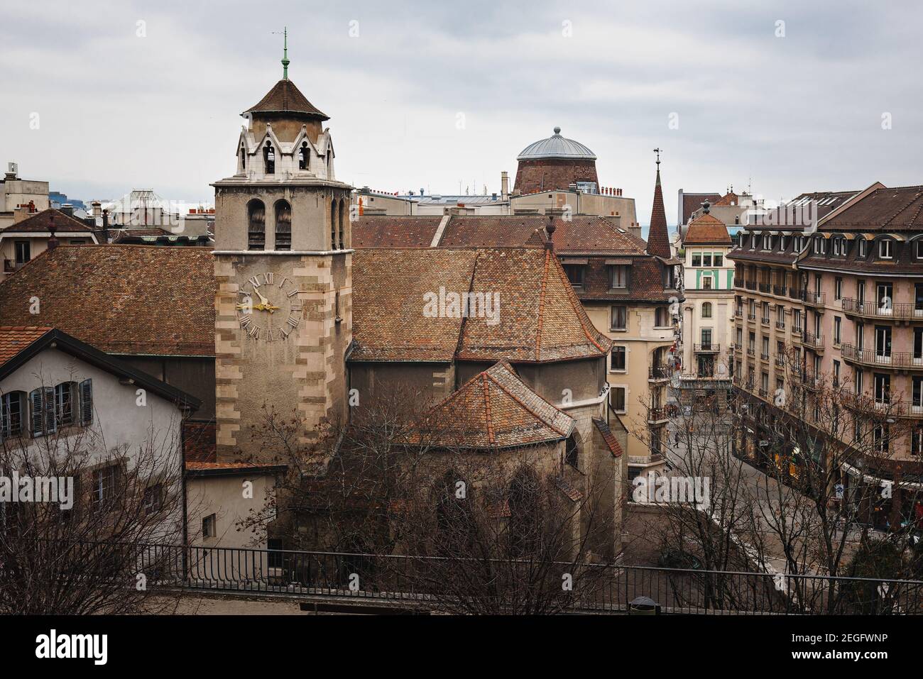 Chiesa del Tempio della Madeleine - Ginevra, Svizzera Foto Stock